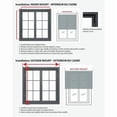 thumbnail image 4 of ITY - Olivia Stone - Alternate Zebra Blinds Window Shade Cordless Beige 48"x 84", 4 of 5