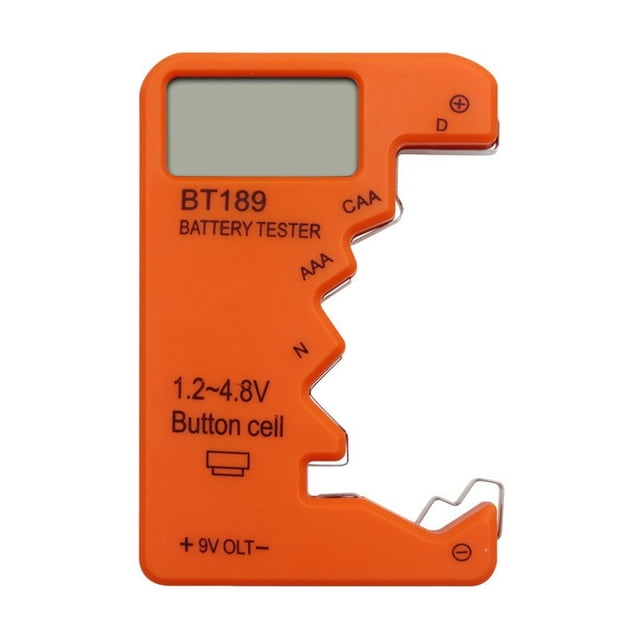 PEONAVET Chopper Tester Capacity Meter Digital Display Tool for AA AAA 6F22 9V 1.5V - Accurate Testing and Clear Display - Ideal
