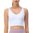 thumbnail image 1 of Yuyuzo Sports for Women Seamless Full Coverage Quick Dry Workout Bra Wireless Crop Tank Tops Undewear, 1 of 7