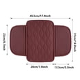thumbnail image 3 of Yhmxh Car Accessories Motorcycle Accessories Car Armrest Protector Car Leather Armrest Armrest Pillow With Side Organizer Bag Suitable For Most Car Accessories Auto Armrest Cover, 3 of 9