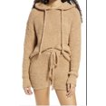 thumbnail image 1 of Lulu's Chandail à Capuche avec Cordon de Serrage, Camel, Taille Petite, 52$, 1 of 1