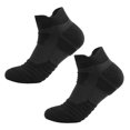 thumbnail image 2 of Socks Solid Color Thickening Men Running Football Basketball Short Socks for Sports, 2 of 13