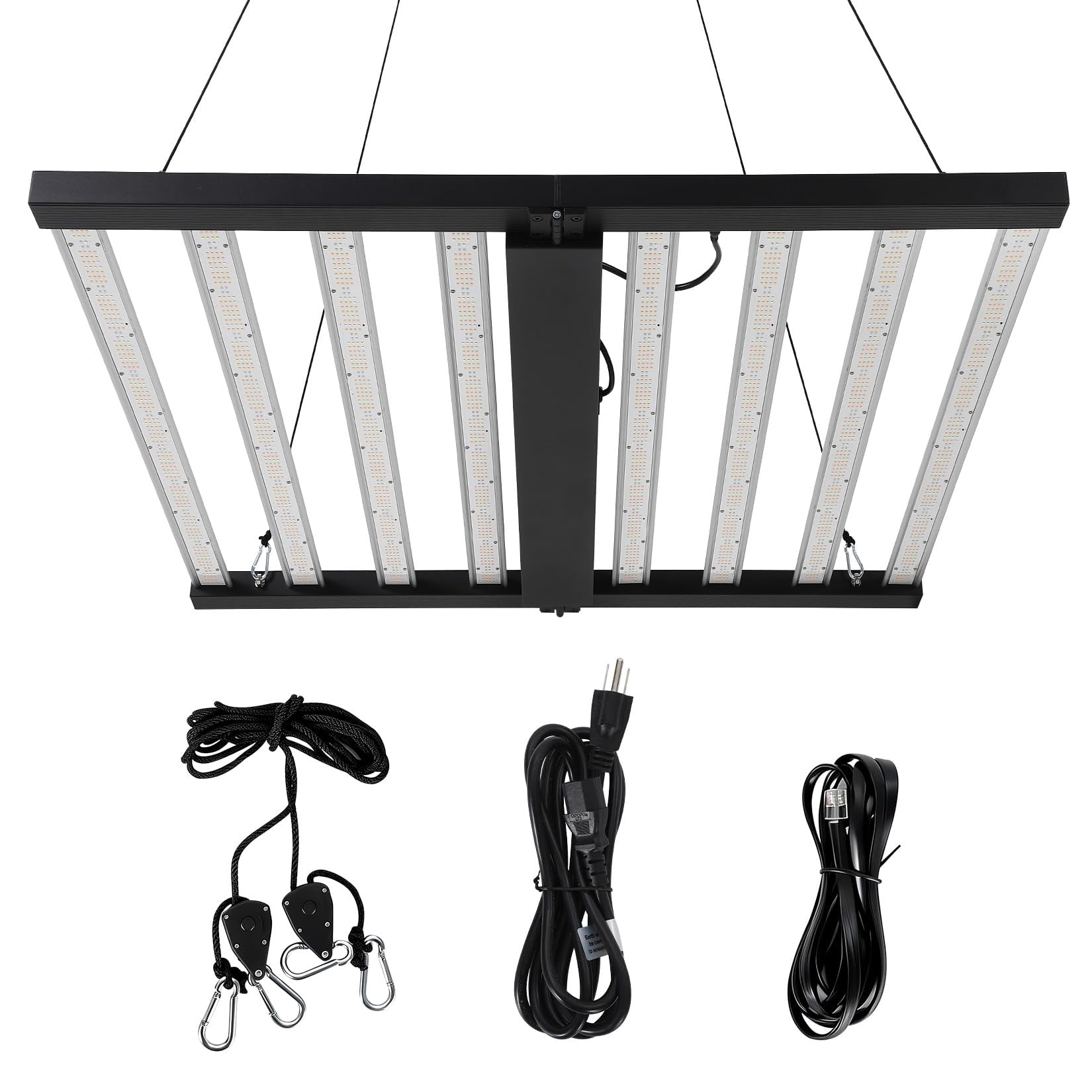LED Grow Light – 600W 8-Bar Dimmable Full Spectrum – Foldable – 4x4FT ...