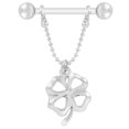 thumbnail image 3 of Nipple Shield,Geometrical Four leaf Clover Nipple Ring Body Piercing Ring Tailored for Perfection, 3 of 9