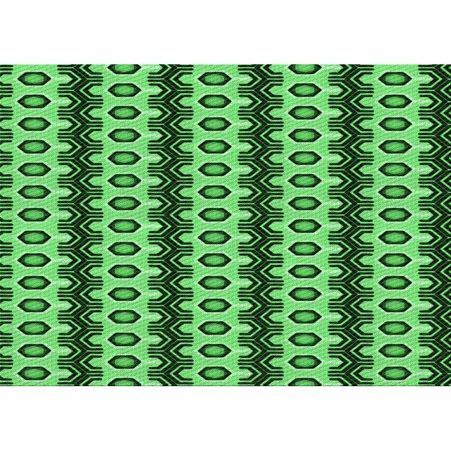 Ahgly Company Machine Washable Indoor Rectangle Transitional Deep Emerald Green Area Rugs, 2' x 3'