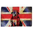 thumbnail image 1 of English British Bulldog Crown Grunge Flag All Over Hand Towel, 1 of 1