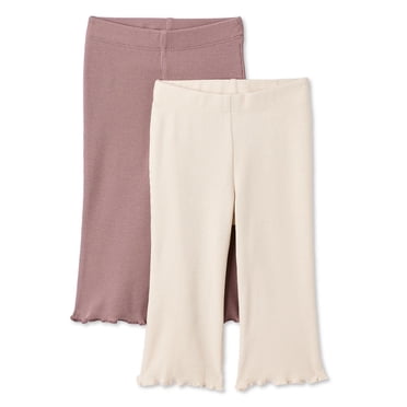 Lot de 2 leggings à jambe évasée George pour bébés filles