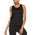 thumbnail image 2 of Chbgutlmr Womens Workout Tops Round Neck Sleeveless Loose Comfy Racerback Ruched Gym Athletic Yoga Tops, 2 of 5