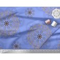 thumbnail image 3 of Soimoi Rayon Fabric Leaves & Sacred Geometry Geometric Printed Fabric 1 Yard 42 Inch Wide, 3 of 3