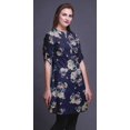 thumbnail image 2 of Bimba Kurtis Indiennes Courtes pour Femmes Tunique Imprimée Chemise à Manches Roulées, 2 of 6