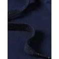 thumbnail image 3 of LUXUR Women Full Zip Jacket Open Front Holiday Outwear Navy Blue M, 3 of 7