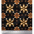 thumbnail image 1 of Soimoi polyester Crepe Fabric Dot & Floral Decorative Print Fabric by Yard 52 Inch Wide, 1 of 3