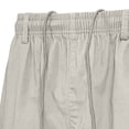 thumbnail image 4 of hoksml Shorts Cargo Extensibles pour Hommes Couleur Unie Extérieur Décontracté Intérieur à Cordon Classique Shorts Cargo de Randonnée avec Multiples Poches Liquidation Été 2025, 4 of 8