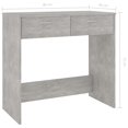 thumbnail image 4 of vidaXL Desk Concrete Grey 80x40x75 cm Engineered Wood, 4 of 4