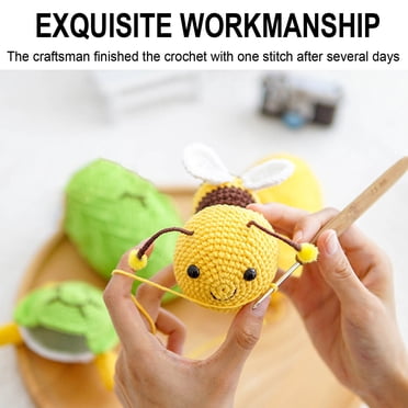 EGNMCR Turtle Bee Crochet Kit For Beginners - DIY And Complete Crochet Kit For Beginners, Experts, Adults And Kids, Multicolor Beginner Set Includes Yarn, Hook, shoe dryer