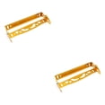 thumbnail image 2 of ZheElen Car Number Frame - Unique Lightweight Stylish Accessory Gift Car License Plate Frame  for Weatherproof gold 24.5*21*3cm 2Set, 2 of 6