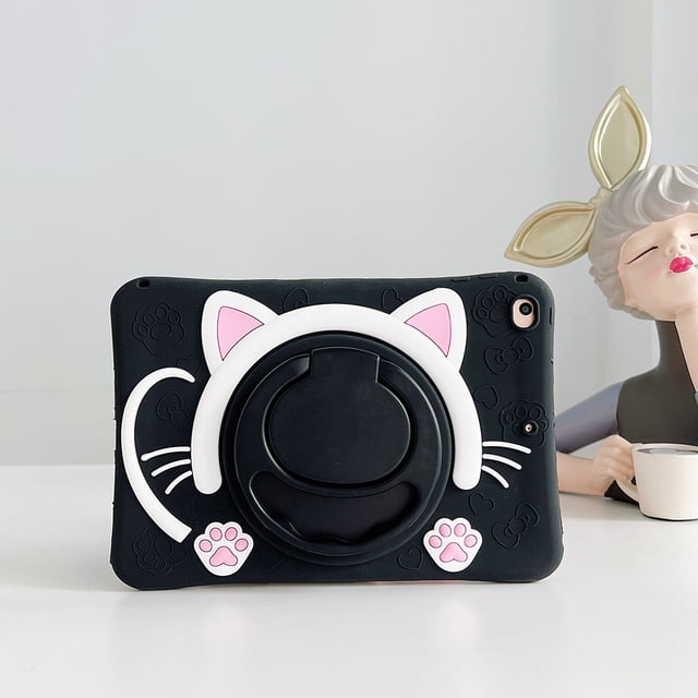 Étui pour Tablette pour Enfants pour Samsung Galaxy Tab A8 A9 A9Plus, Étui à Rotation 360, Support en Silicone, Housse pour Galaxy Tab P610 T500 T290 T220 HM S6 Lite (10,4 Pouces)