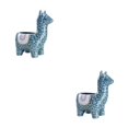 thumbnail image 1 of Wweixi 1/2/3 Animal Shape Pots Durable Materials For In Garden For Small Spaces Eco-friendly Alpaca blue 2PCS, 1 of 6