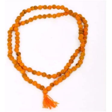 Original Haldi Mala/Turmeric Prayer Beads, Jaap Mala, 108+1 Beads