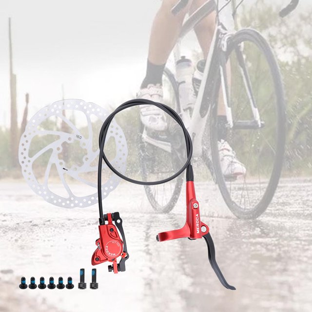 Freins à Disque Hydrauliques en Alliage d'Aluminium pour Vélo de Montagne, Rotor Haute Performance 75 mm, Composant A Pilier /R160, Frein à Disque pour Frein à Disque 1 Frein à Disque