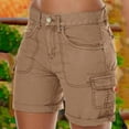 thumbnail image 2 of Short Bermuda Cargo Grande Taille pour Femmes Léger Mode Extérieur Athlétique Coupe Décontractée Été 2025 Vacances Randonnée Séchage Rapide Femmes, 2 of 5