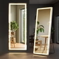 thumbnail image 1 of EDX Rectangle 71"x 26" LED Full Body Mirror, 3 Color Lighting, Free Standing Wall-Mounted for Home, 1 of 7