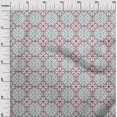 thumbnail image 3 of oneOone Cotton Poplin White Fabric Geometric Fair Isle Pattern Sewing Craft Projects Fabric Prints By Yard 42 Inch Wide, 3 of 4