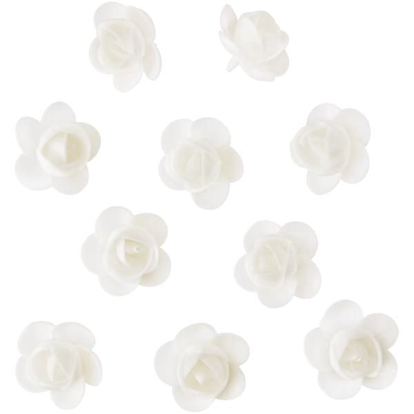 Décorations oublies roses blanches Wilton