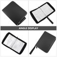 thumbnail image 5 of WASHWEPE 1 Pce Porte-Cartes à Échanger Noir avec Pochettes Transparentes Protecteur pour Cartes de Collection, 5 of 5