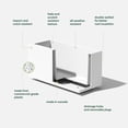 thumbnail image 2 of Veradek Block Series Long Box Small Plastic Planter - White, 2 of 11