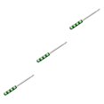 thumbnail image 4 of ZheElen Retractable Flagpole Compact And Lightweight Guiding And Displaying Banners green 3Set, 4 of 6