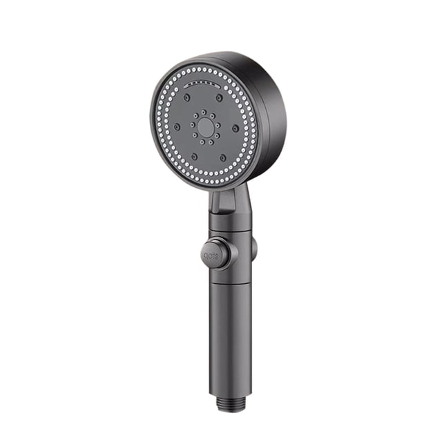 Pressurized Eight - Speed Water Shower Head - Powerful Supercharging, Multi - Gear Water Modes, Water - Saving, Durable ABS Material