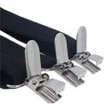 thumbnail image 4 of Liquidation! Delayuji Bretelles à Clip de Fixation pour Hommes, Bretelles Dos en Y Élastiques Ajustables, Clips Solides, Taille Unique, Blanc, 4 of 8
