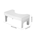 thumbnail image 4 of Feltree Foldable and Stackable Toilet Squatting Stool, 6.69in High Non-Slip Bathroom Step Stool for Adults and Kids, Fits All Toilets for Easy Poop Position Assistance, 4 of 8
