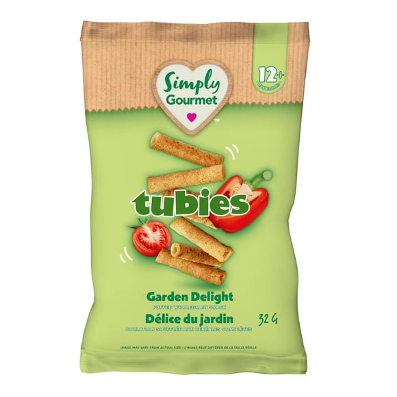 Collation pour tout-petits Simply Gourmet Tubies Délice du jardin