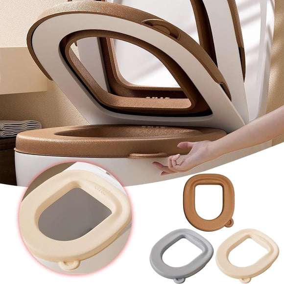 Toilet Seats for Standard Toilets Adhesive Toilet Seat Cushions Soft Foam Padding for Hygienic and Waterproof Comfort Soft Toilet Seat