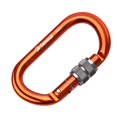 thumbnail image 2 of 25 Vis Verrouillage Mousqueton Escalade Extérieure Rappel - Orange Screwgate, 110x61mm, 2 of 7