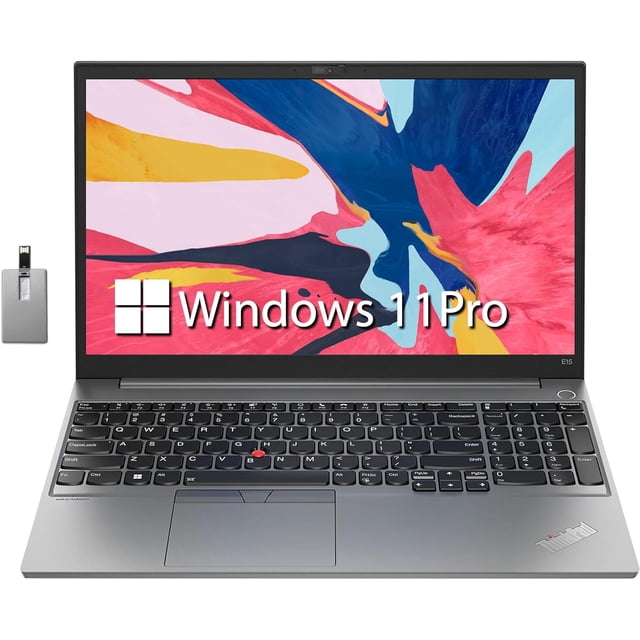 Lenovo Thinkbook 15 15.6" FHD IPS Business Laptop, AMD Ryzen 7-5825U, 40GB RAM, 2TB PCIe SSD, AMD Radeon Graphics, Fingerprint Reader, Windows 11 Pro, Black, 32GB Hotface USB Card