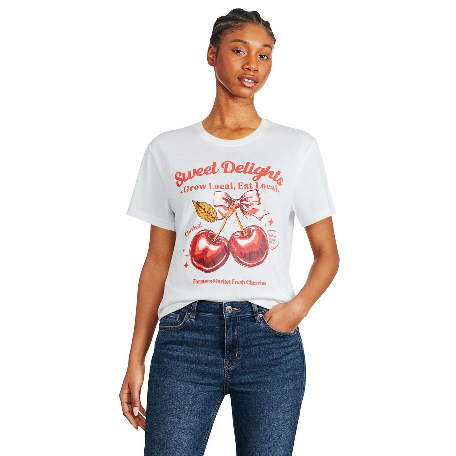 T-shirt Sweet Delights The Pink Closet pour femmes