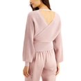 thumbnail image 2 of I.N.C Womens Sparkle Pullover Sweater, Pink, Medium, 2 of 2