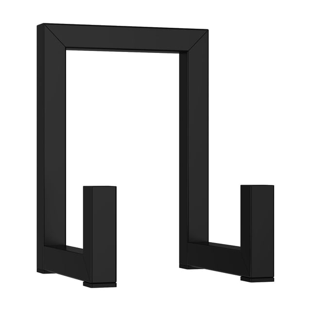 HLONK Support de Rangement pour Disques Vinyles en Métal, Support pour LP, Présentoir Moderne Noir pour Albums, Présentoir Compact de Bureau pour Disques Vinyles, Présentoir de CD pour Disques Vinyles