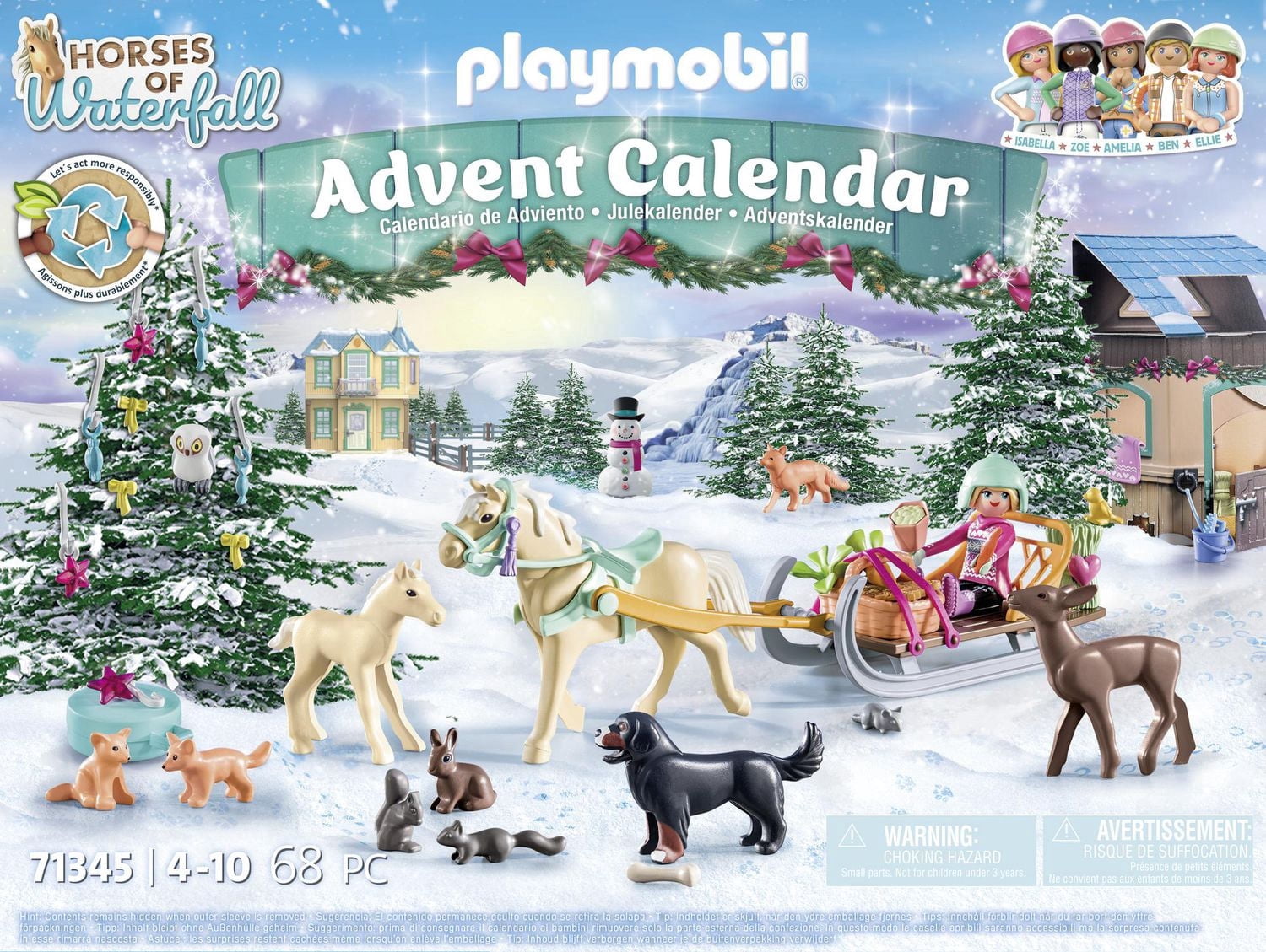 Playmobil Calendrier de l'Avent Horses of Waterfall