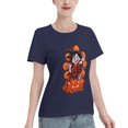 thumbnail image 2 of T-Shirt Basique à Manches Courtes pour Femmes Dragon Ball Little Goku, 2 of 6