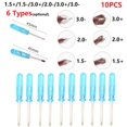 thumbnail image 3 of 10pcs Mini Slotted Cross Screwdrivers For X-box Laptop Repair Tool 1.5/2.0/3.0mm, 3 of 5