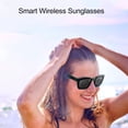 thumbnail image 3 of Lunettes Intelligentes, Lunettes Audio BT pour Hommes Femmes, Lunettes Musicales à Conduction Osseuse à Oreille Ouverte, Lunettes Sans Fil Mains Libres BT 5.0 à Réduction de Bruit pour Vacances Plage Conduite, 3 of 7