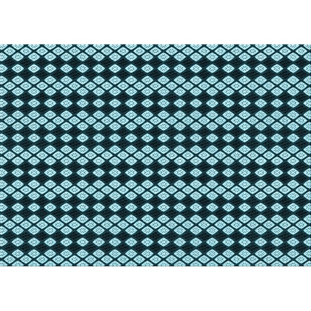 Ahgly Company Machine Washable Indoor Rectangle Transitional Deep Teal Green Area Rugs, 6' x 9'