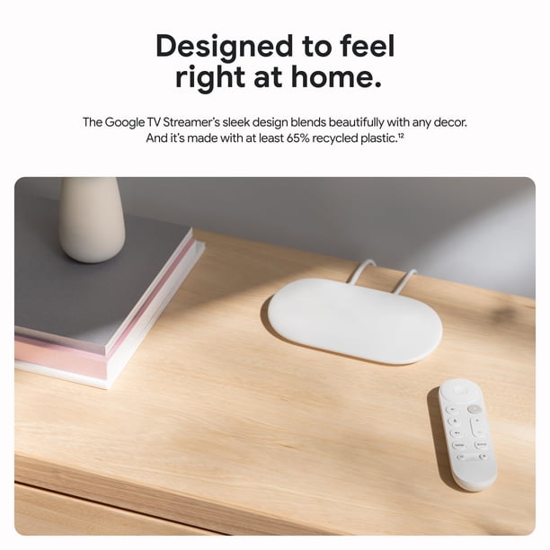 Google TV Streamer 4K - Fast Streaming Entertainment on Your TV