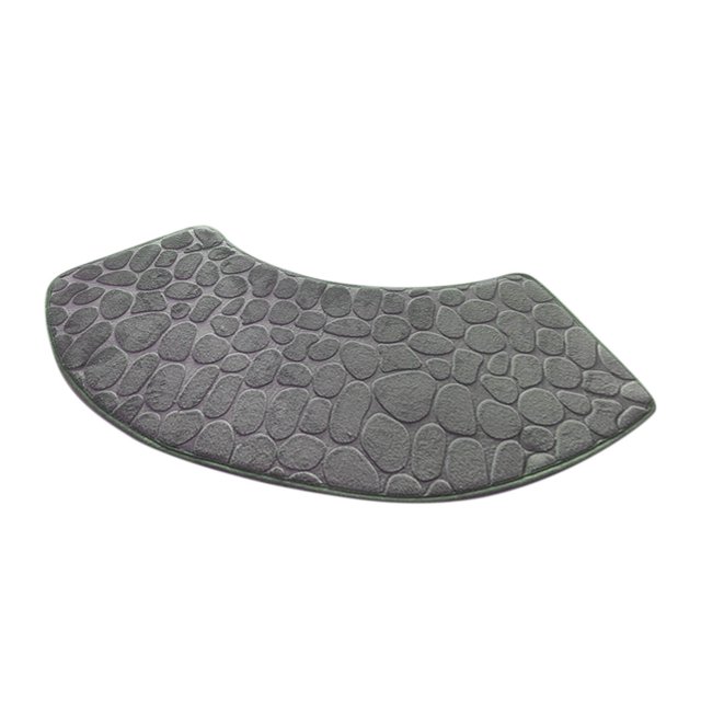 Non-Slip Bath Rug 40x16 Inches Polyester Foam Water Absorbent Washable Low Profile Bathroom Carpet Soft Shower Mat