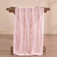 thumbnail image 4 of Chiffon Table Runner 28.4x120.1 Inches Sheer Wedding Runner Romantic Rustic Table Runner for Wedding Party Baby Shower Decorations,Blushing Pink, 4 of 7