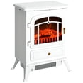 thumbnail image 1 of HOMCOM Foyer Électrique Autonome 16 Pouces 750/1500W Poêle à Feu, 1 of 10